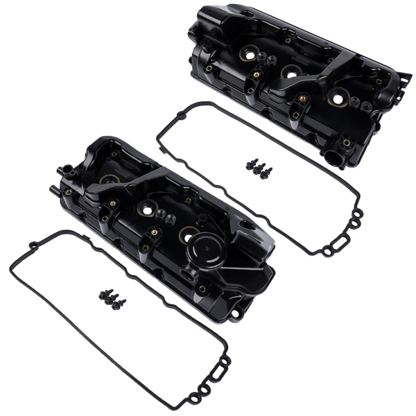 气门室盖 2Pc Engine Valve Cover Kit For Porsche Cayenne Audi VW 3.0 2016+ 059103470 059103469 059103469DA-5