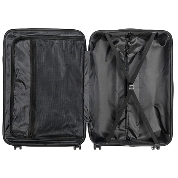 3 Pcs Suitcase Lightweight ABS Carry-on Hand Luggage 4 Spinner Wheels Trolley Case