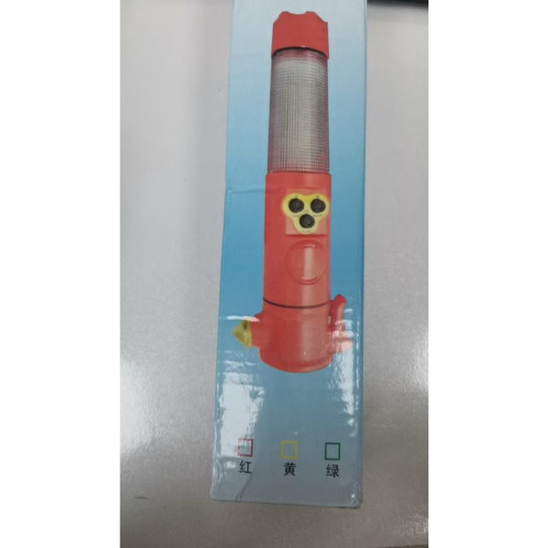 Red Multi-functional car safety hammer with Flashlight