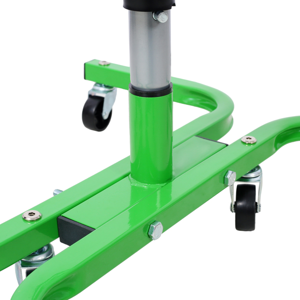 Storage Stand  With Wheels 275 LBS Total Capacity  Uses Six 2in Swivel Caster Wheels green color