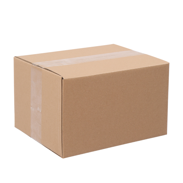 50pcs 10 "x 8" x 6 "(25.4x20.3x15.2cm) thick 3mm corrugated cardboard box in kraft paper color