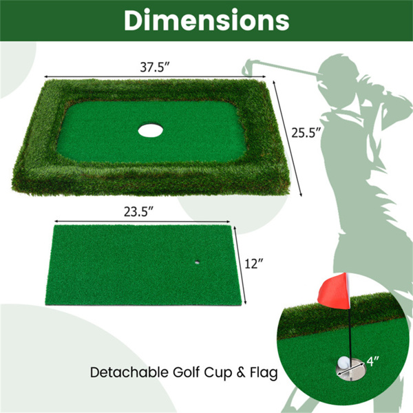 37.5" x 25.5" Floating Golf for Pool Chipping 