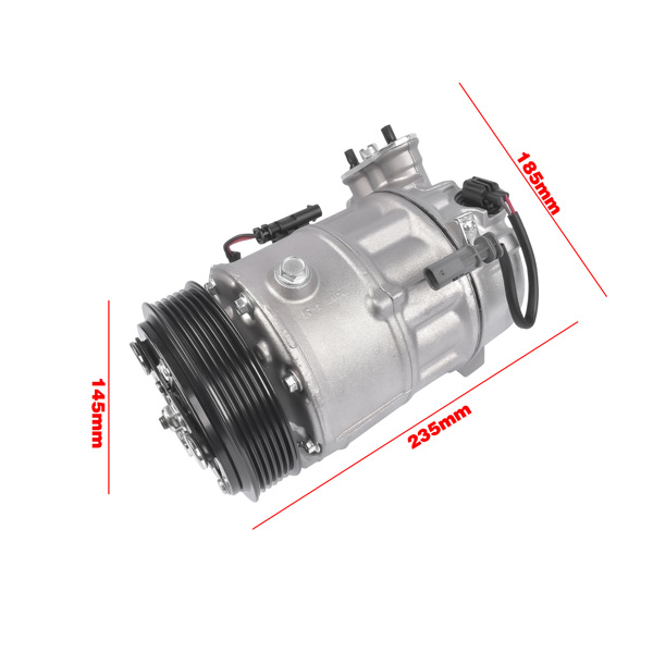 A/C Compressor with Clutch for Cadillac XTS Chevy Impala 2.5L 3.6L Sedan 4-Door 2013-2020 84378272 23414000