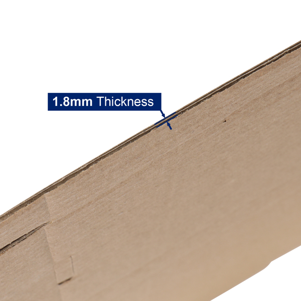 50pcs 8.7 "x 4.3" x 1 "(22x11x2.5cm) thickness 1.8mm aircraft box corrugated cardboard box kraft paper color