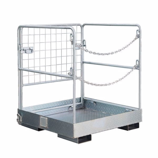 Forklift Safety Cage 36"x36" Heavy Duty Forklift Man Basket 1150lbs Capacity Forklift Work Platform Provide Safety