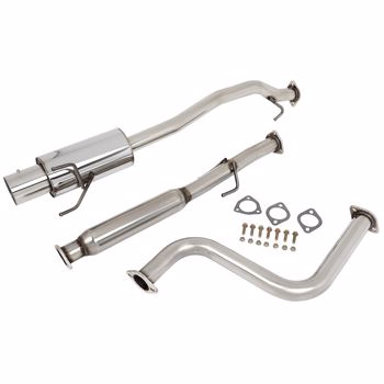 Exhaust Manifold Headers Honda 1990-1993 Accord 2.2L 2.5\\" Pipe + 4\\" Muffler Tip MT001284 (Ban sale on  Amazon) (No support for unconditional return)