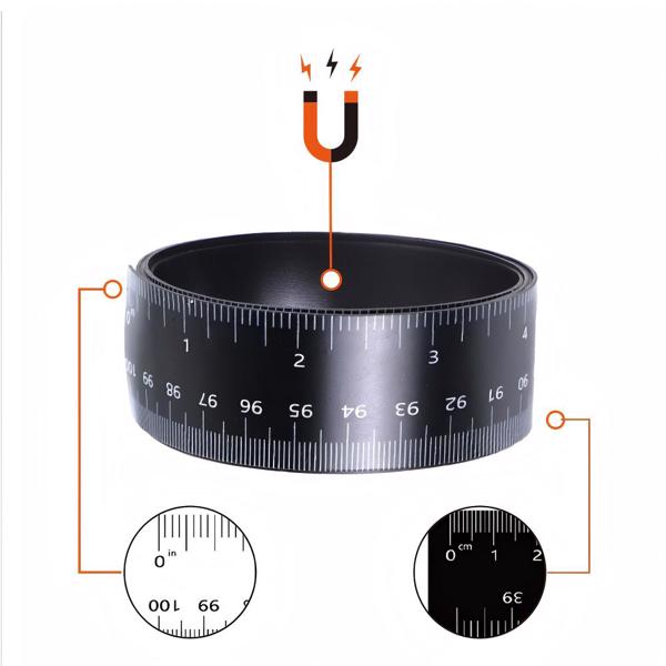 Magnetic Soft Rubber Frame Ruler Set - Measuring & Decorating - Freely Cuttable & Movable - Supports Temu Self Pickup - Waybill Deadline 10pm Beijing Time