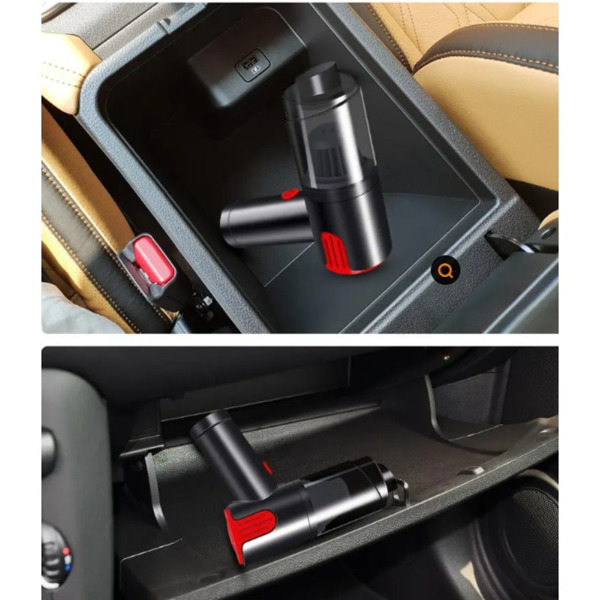 Wireless red Car vacuum cleaner wireless usb charging car vacuum cleaner home handheld mini desktop vacuum cleaner portable