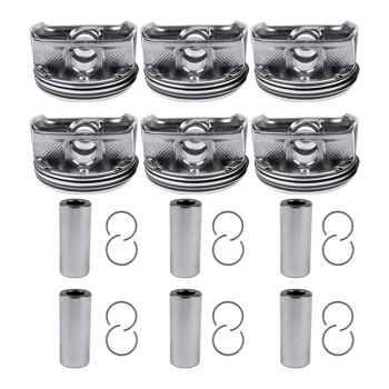 6Pcs Pistons Kit For Jeep Grand Cherokee VW Routan Chrysler 200 300 Town & Country Dodge Durango Ram 1500 3.6L V6 2011-2018 5184347AG