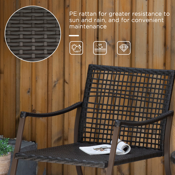 Patio Rocking Bistro Set