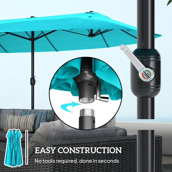 Outdoor beach umbrella /Cantilever Umbrella  ( Amazon Shipping)（Prohibited by WalMart）