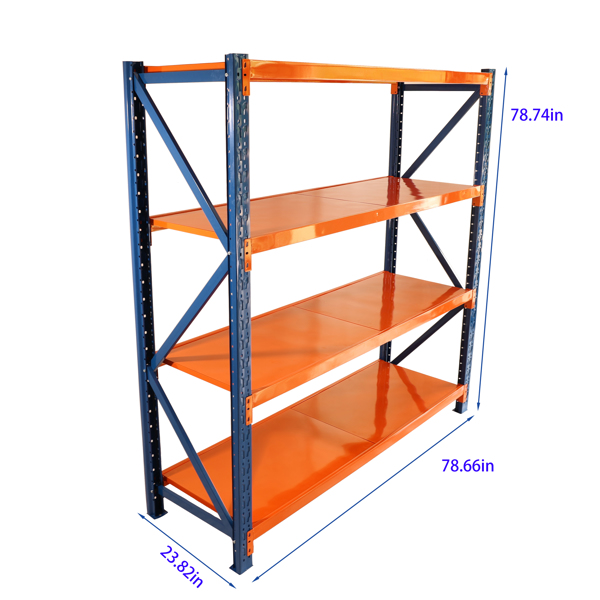 Garage shelves Heavy Duty - 4400 lbs garage storage 4 levels, adjustable metal shelving units and storage, industrial shelves utility shelves for commercial store tools gym