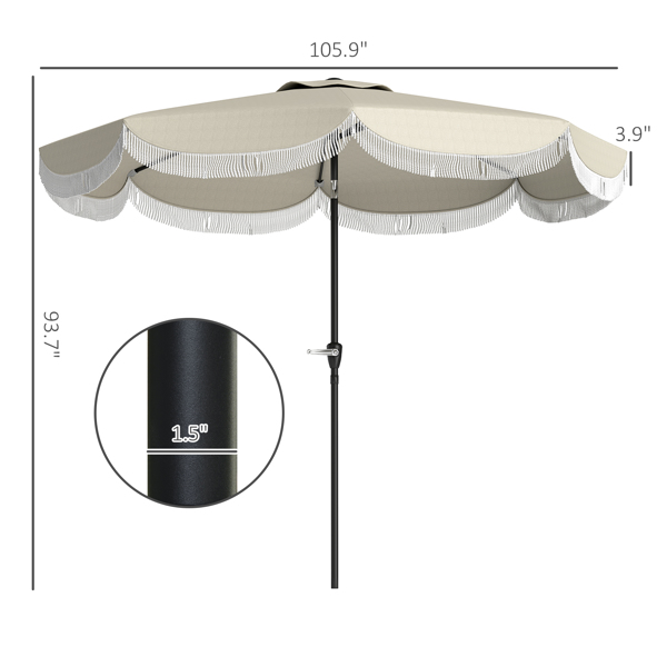 Patio Umbrella  ( Amazon Shipping)（Prohibited by WalMart）