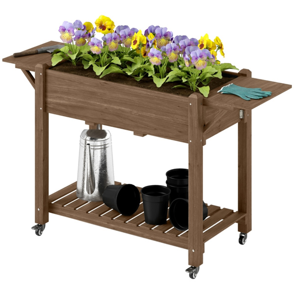 Wooden Planter、Flower shelf,Wood Planter Box