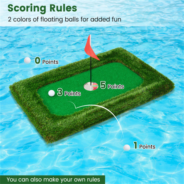 37.5" x 25.5" Floating Golf for Pool Chipping 