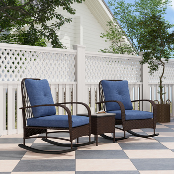 Rattan Chaise Lounge Chair、Wicker Patio Furniture Set