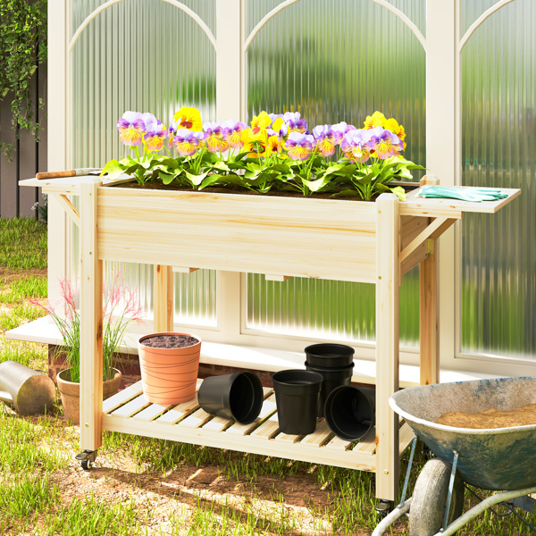 Wooden Planter、Flower shelf,Wood Planter Box