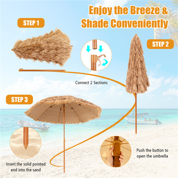 8 foot portable beach umbrella