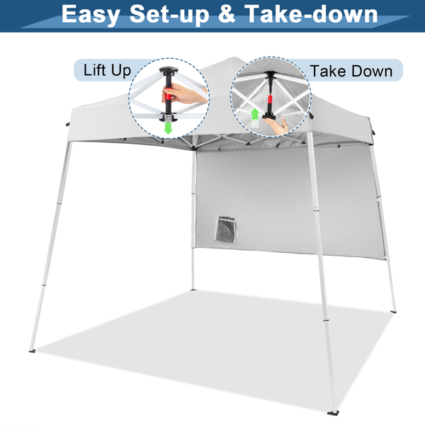 94.5”X94.5”X86.6” pop-up gazebo White