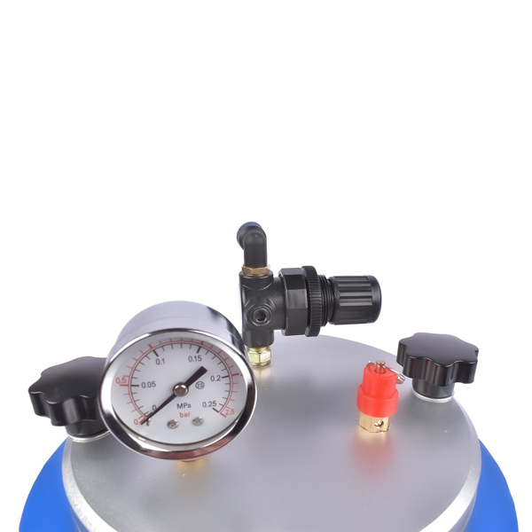 110V 500W Wax Injector Machine Jewelry Casting Tool Wax Melting Furnace Adjustable TEM 30℃-110℃ 5.5lbs 2.5L Round Barrel Mold Casting (Blue, No Base)