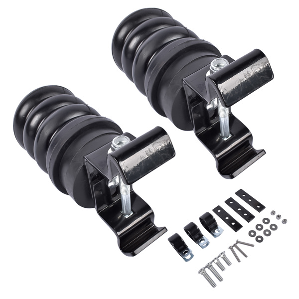 2X Rear Black Trailer Helper Springs for Trailer Axle GAWR 5000-8500 TSS-107-47