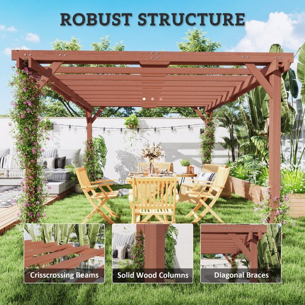 Outdoor Wooden Gazebo 