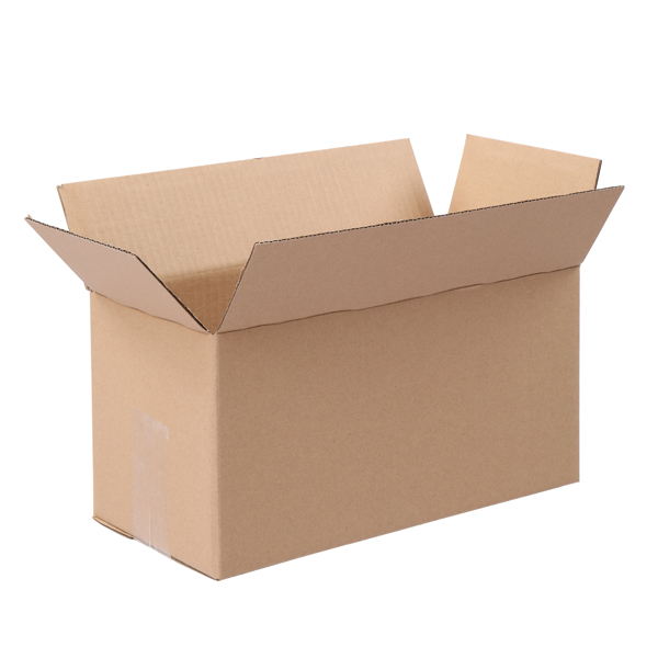 50pcs 12 "x 6" x 6 "(30.5x15.2x15.2cm) thick 3mm corrugated cardboard box in kraft paper color