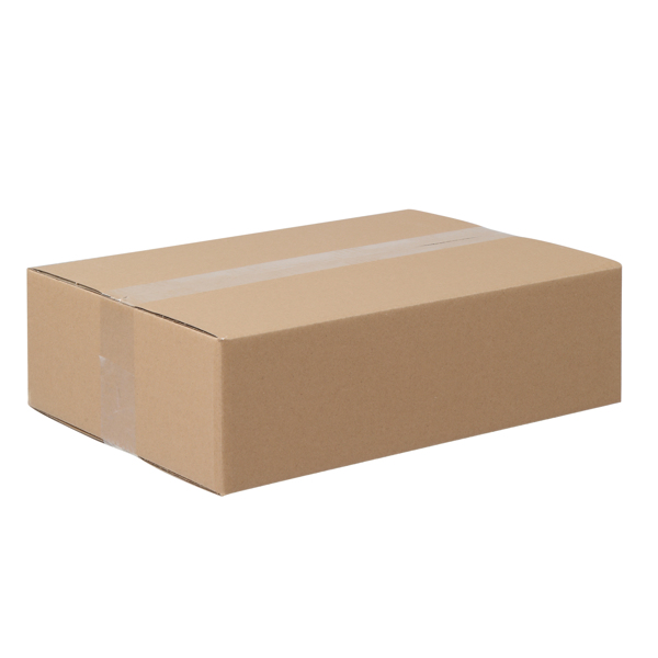 50pcs 14 "x 10" x 4 "(35.6cm x 25.4cm x 10.2cm) thick 3mm corrugated cardboard box in kraft paper color