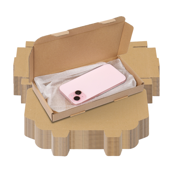 50pcs 8.7 "x 4.3" x 1 "(22x11x2.5cm) thickness 1.8mm aircraft box corrugated cardboard box kraft paper color