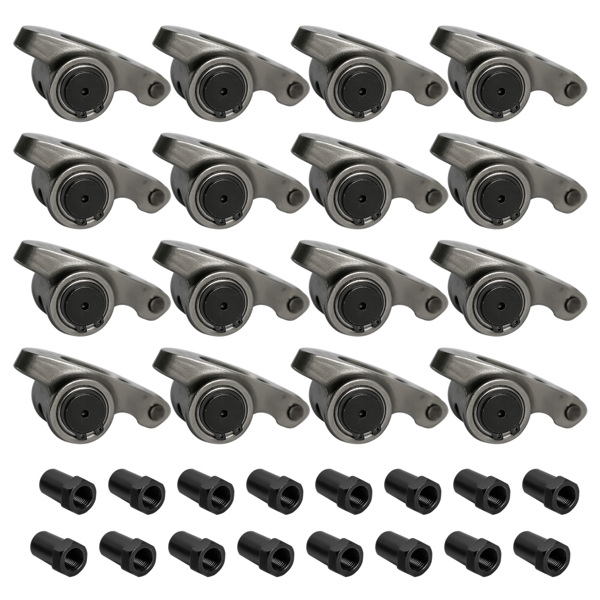 16x Self-Aligning Roller Rocker Arms Kit for SBC Small Block Chevy 305 327 350 400 V8 1.50 x 3/8" 