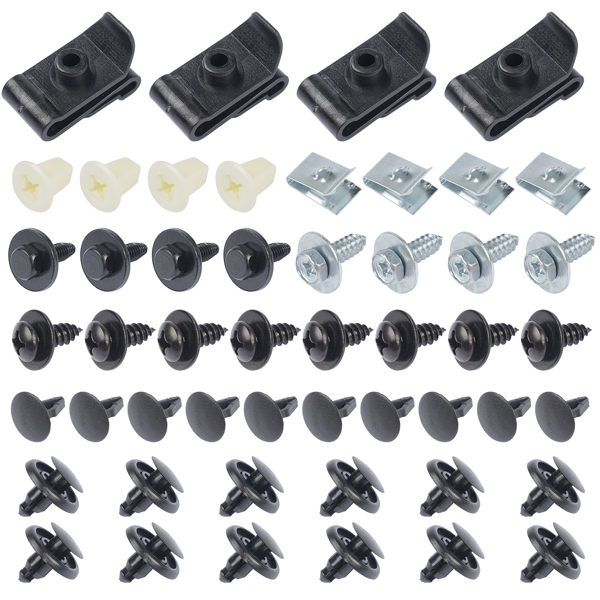 50X Engine Splash Shield Fender Bumper Screw Clips Rivet Fastener for Toyota 90467-07166