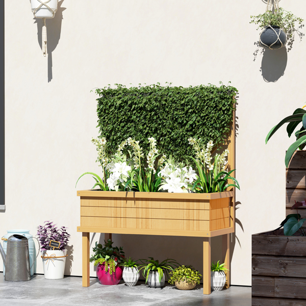 Wooden Planter、Flower shelf,Wood Planter Box