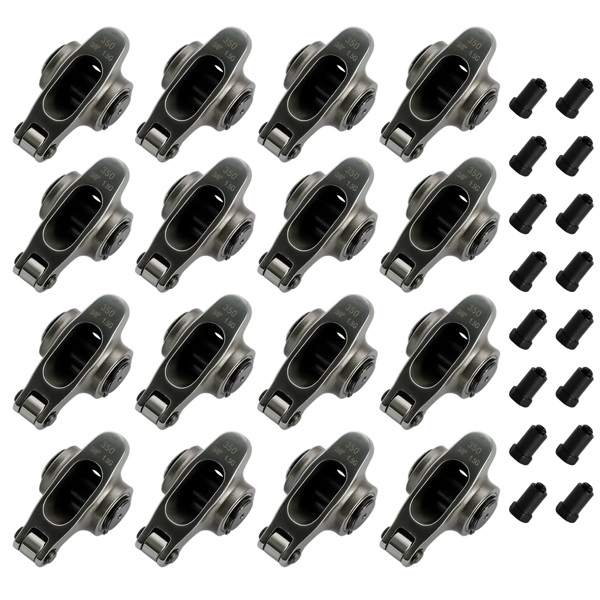 16x Self-Aligning Roller Rocker Arms Kit for SBC Small Block Chevy 305 327 350 400 V8 1.50 x 3/8" 