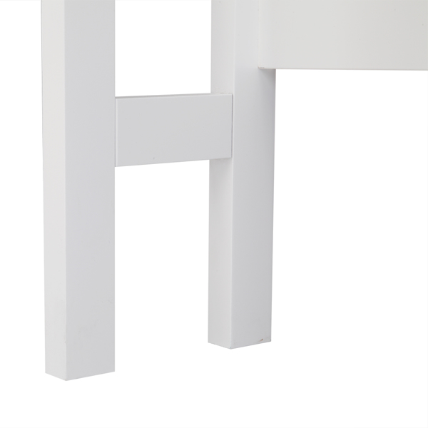 FCH Double Door Fork Toilet Cabinet White