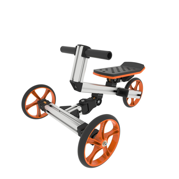 Kids Balance Bike and Scooter Kit 28.74"x12.99"x20.87", Silver