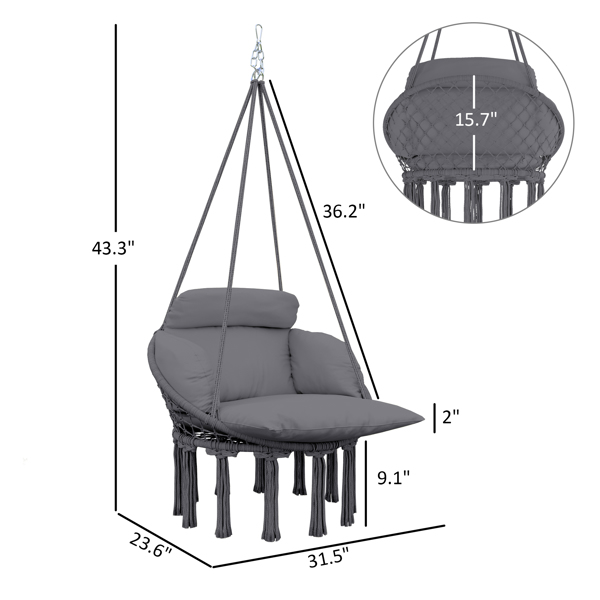 Hammock Swing Chair ( Amazon Shipping)（ Prohibited by WalMart ）