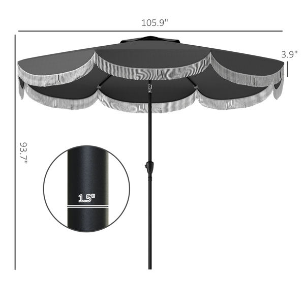 Patio Umbrella  ( Amazon Shipping)（Prohibited by WalMart）