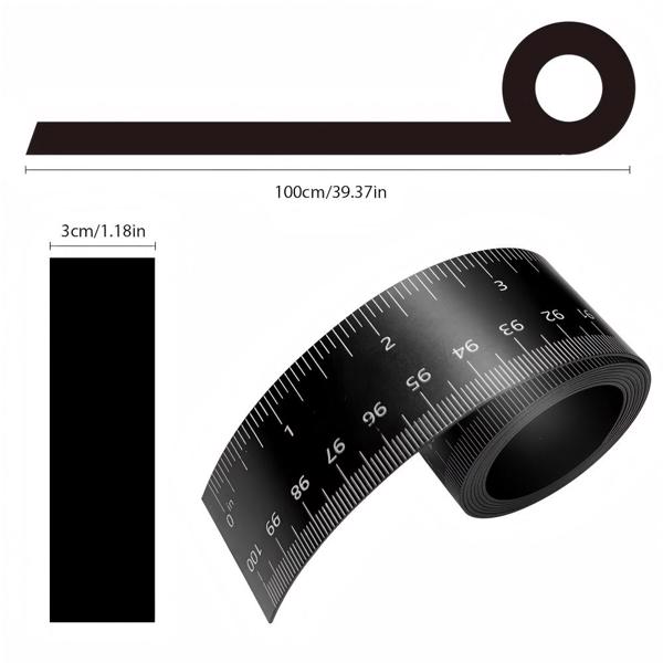 The magnetic soft rubber frame ruler set can be used for measurement, serve as border decoration, and supports free cutting and moving（Logistics uses UniUni）