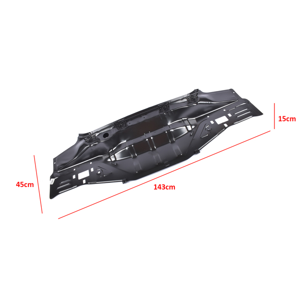 Rear Body Panel 79110-6CA0A for Nissan Altima Sedan 2.0L 2.5L L4 2019-2024 Black 1Pc