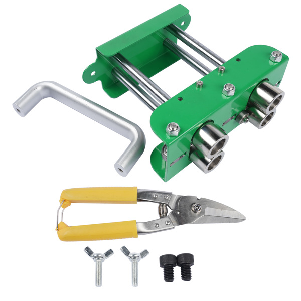 Steel Aluminum Copper Plate Metal Roller Bending Tool w/Metal Snips for Roofs