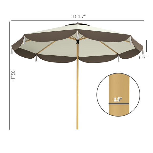 Patio Umbrella  ( Amazon Shipping)（Prohibited by WalMart）