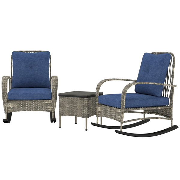 Rattan Chaise Lounge Chair、Wicker Patio Furniture Set