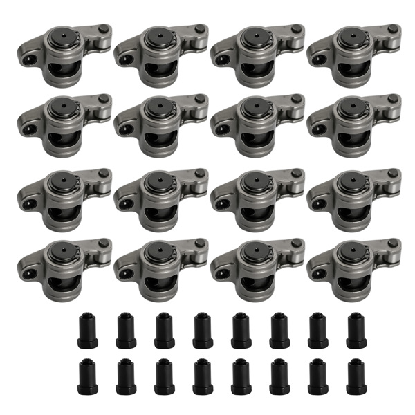 16x Self-Aligning Roller Rocker Arms Kit for SBC Small Block Chevy 305 327 350 400 V8 1.50 x 3/8" 