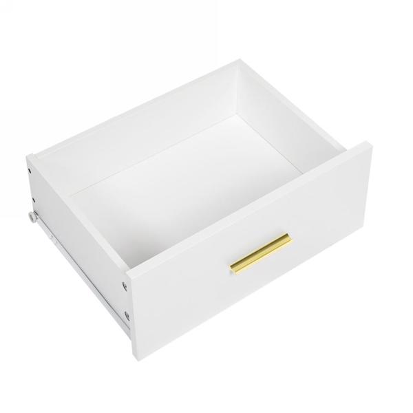 Modern White 8-Drawer Dresser for Bedroom - Ample Storage Wide Chest of Drawers, Sturdy & Safe