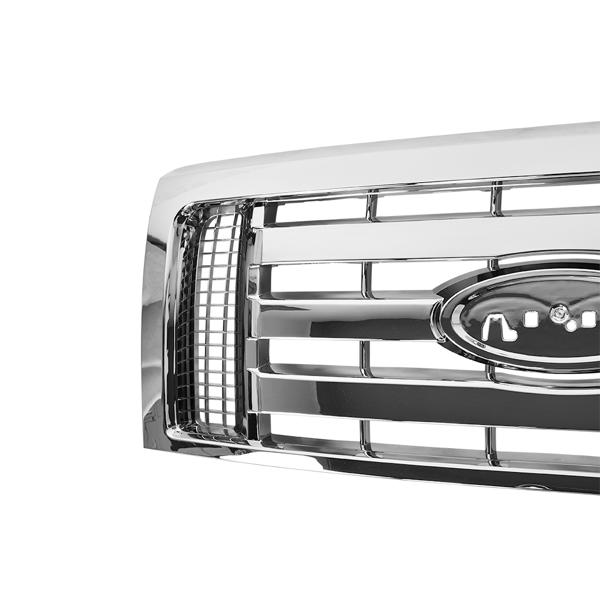 Middle grille 2009 – 2014 Ford F-150 9L3Z8200D plating MT046012 (Ban sale on  Amazon) (No support for unconditional return)