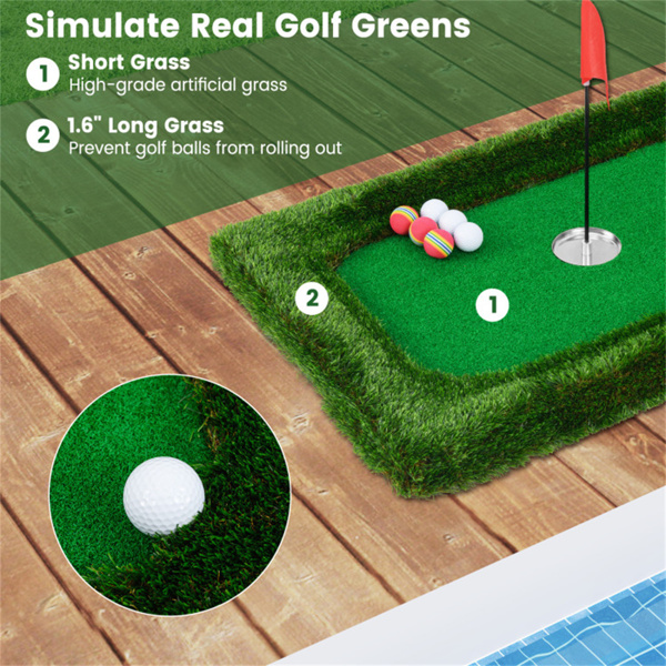 37.5" x 25.5" Floating Golf for Pool Chipping 