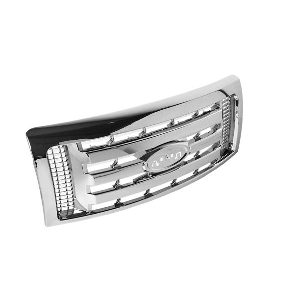 Middle grille 2009 – 2014 Ford F-150 9L3Z8200D plating MT046012 (Ban sale on  Amazon) (No support for unconditional return)