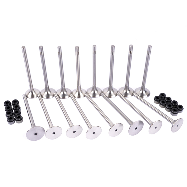 8x Intake Valves & 8x Exhaust Valves for VW Passat Beetle Audi Seat Leon 2.0 TDI 03L109601 03L109611