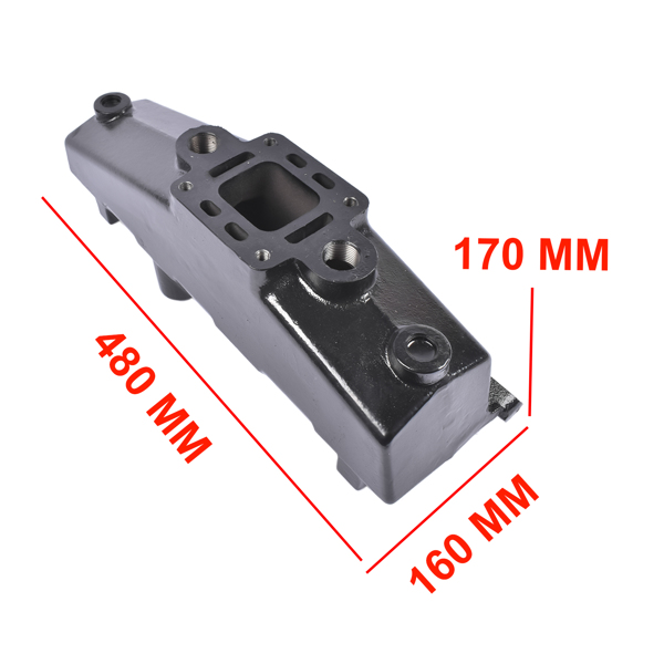 Big Block Manifold for Mercruiser 454ci 7.4L 502ci 8.2L 1990- 807078A2 807078A4 807078A6