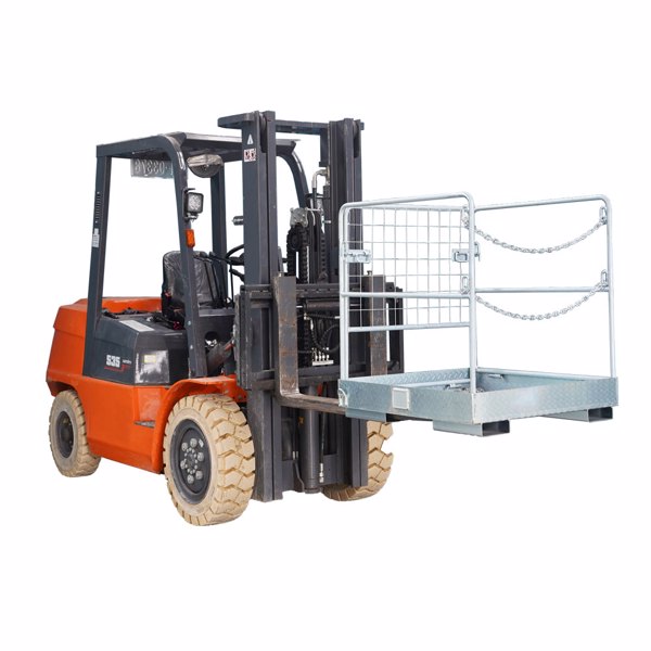 Forklift Safety Cage 36"x36" Heavy Duty Forklift Man Basket 1150lbs Capacity Forklift Work Platform Provide Safety